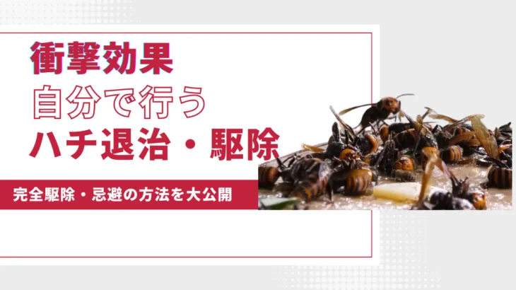 自分でできるハチ退治（蜂の巣駆除） – ハチの習性と忌避方法